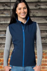 Naisten Painettava Core Softshell-liivi R232F