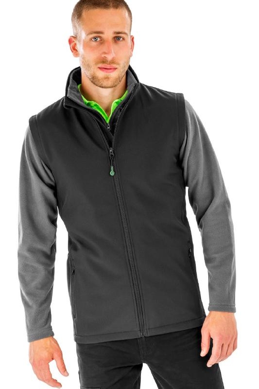 Recycled Painettava Hengittävä Softshell-liivi R902M