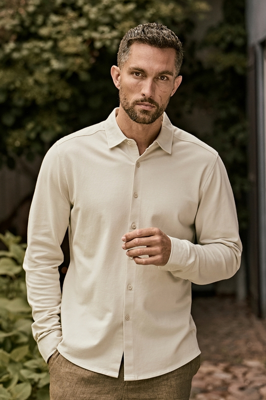 Luxury Stretch Pikeekauluspaita (T1416)