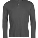 Pima Cotton Pitkähihainen Pikee (T1442)