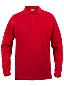 Basic Polo L/S Junior edestä