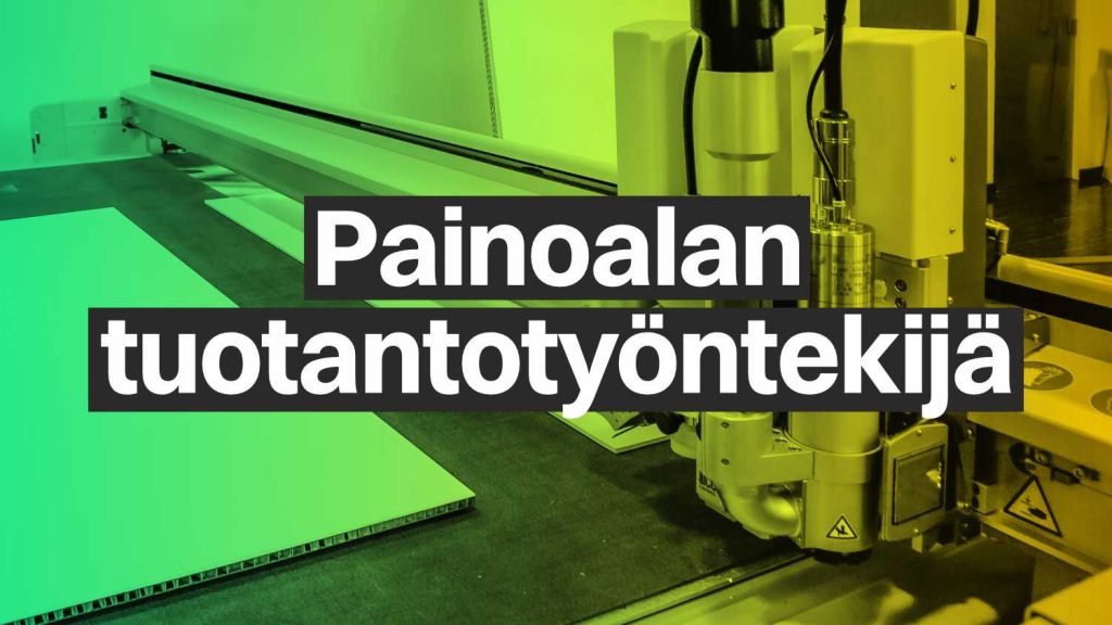 Rekry: painoalan tuotantotyöntekijä