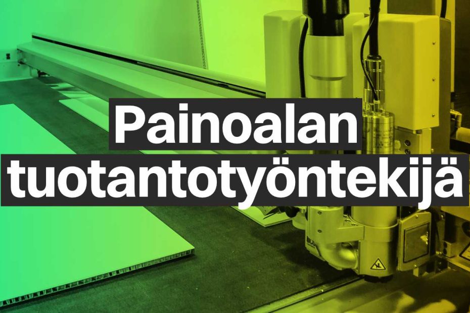 Rekry: painoalan tuotantotyöntekijä